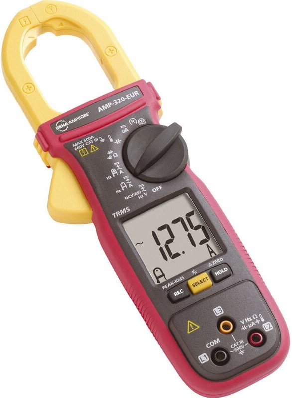 AMP-320-EUR Stromzange, Hand-Multimeter digital cat iii 600 v Anzeige (Counts): 6000 - Beha Amprobe