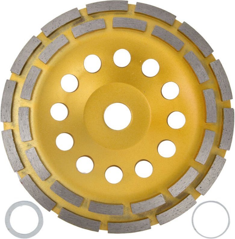 Diamantschleifscheibe zum Schleifen von Marmor, Doppelreihenbeton, Granitschleifplatte, Schleifscheibe, Reifenschleifsch...