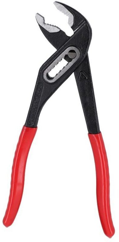 7-Positionen-Papageienspitzzange, 25 cm, aus Chrom-Vanadium-Stahl mit ergonomischem PVC-Griff.