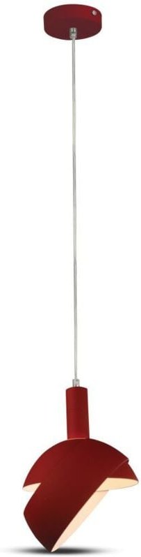 V-TAC Hängelampe - Schieber - E14 Halter - IP20 - Rot