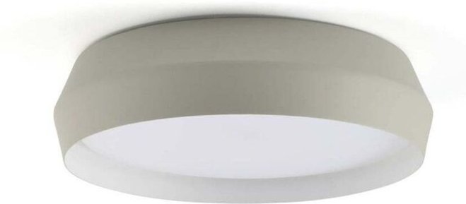 Faro Barcelona - shoku 350 Wand-/Deckenleuchte Grau/Weiß 64278