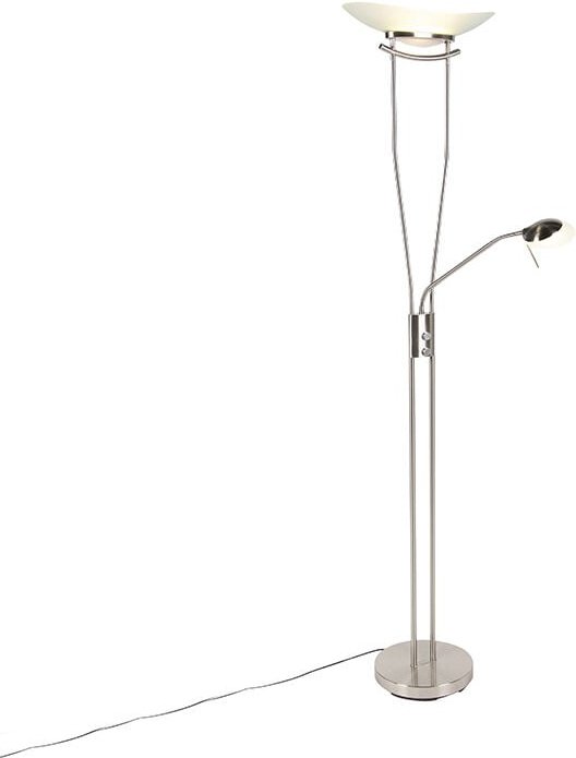 Moderne Stehleuchte Stahl inkl. led und Dimmer - Lexus