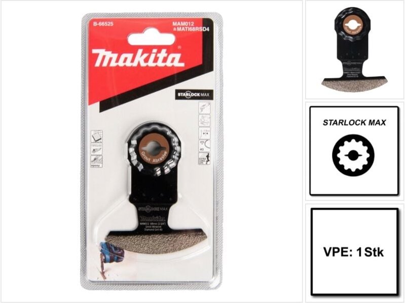 MAM012 Diamant Segmentsägeblatt Starlock Max 68 x 10 mm 1 Stk. ( B-66525 ) - Makita