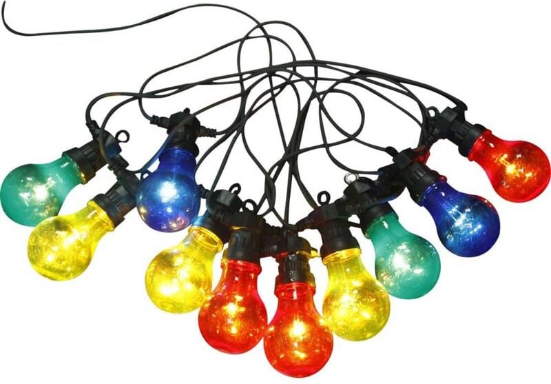 Globo - led Lichterkette nirvana Glas für außen Partylichterkette 42 Watt multicolor