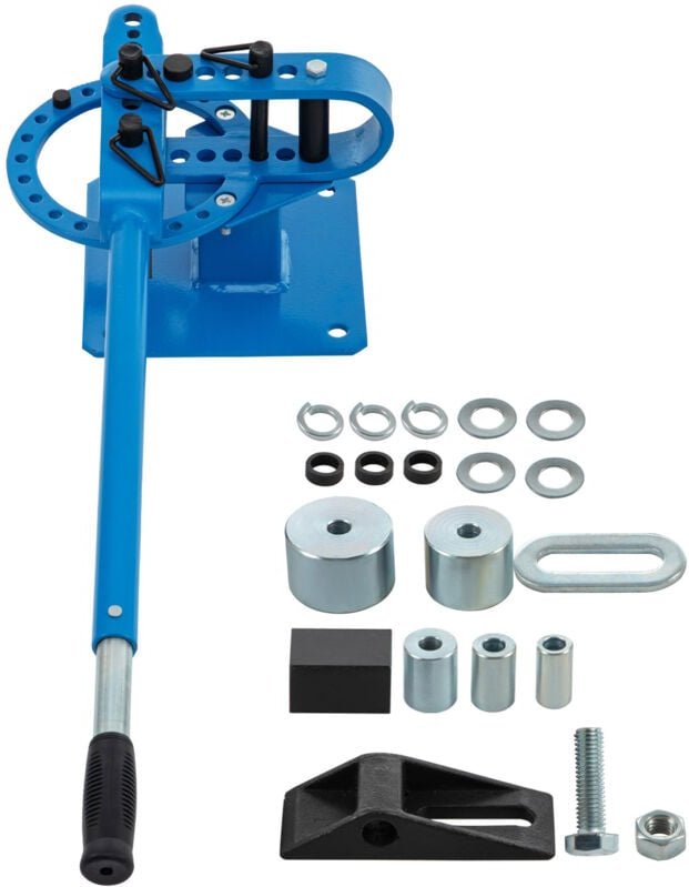 Mophorn - YP-9 Manueller Rohrbieger für die Werkbank, 7 Matrizen für 1-3 Zoll Rohre, Metallverarbeitung, 44 Fuß Halterun...