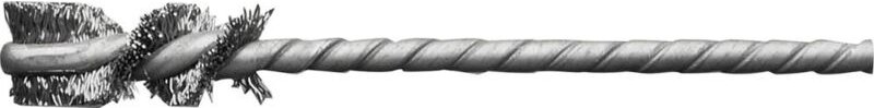 LESSMANN Mikro-Rohrbürste Inox Ø16x25/90mm S3,8mm