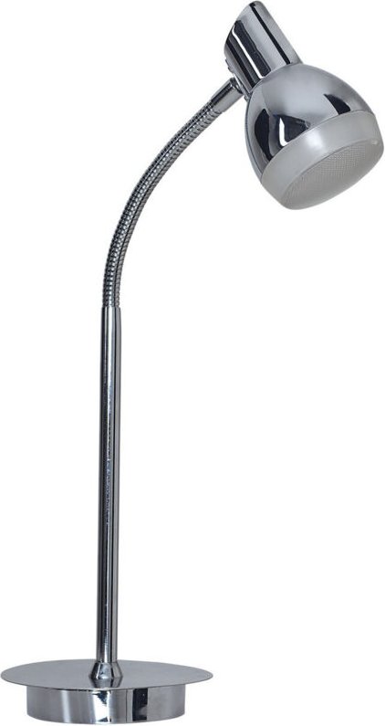 Naeve CHROMEY LED-Schreibtischlampe, Chrom, 3500 K