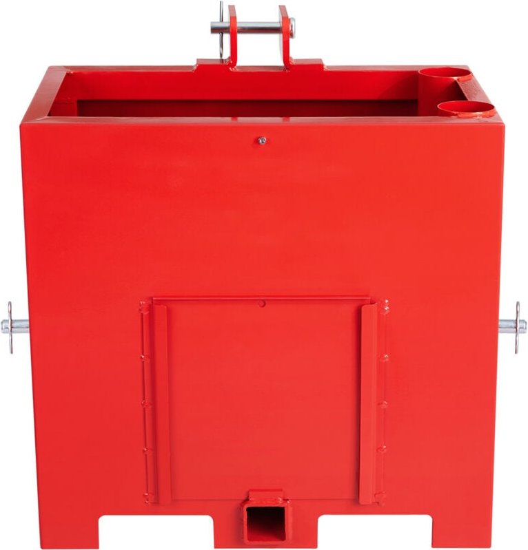 Ballastkasten für 3-Punkt-Traktor der Kategorie 1, 800 Pfund Kapazität, 2-Zoll-Kupplungsaufnahme, 5 Kubikfuß Volumen, ro...