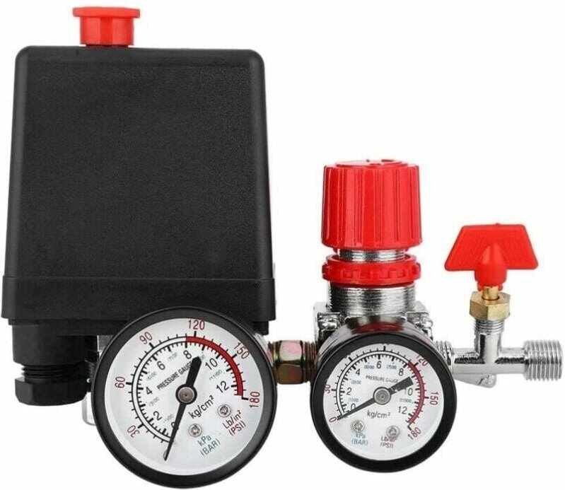 Luftkompressor-Druckschalter mit Manometer