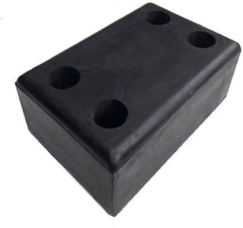 Gummiblock Gummiklotz 177x120x80mm Gummiauflage Gummiunterlage Gummiplatte Gummi