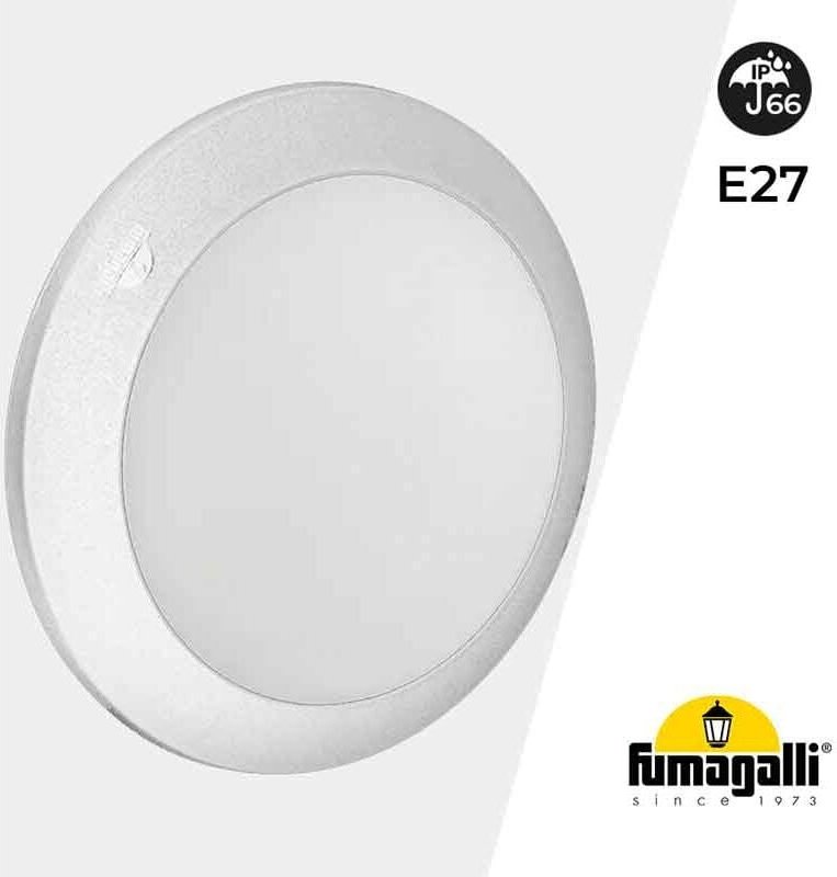 Dunkle helle deckenlampe umberta e27 ip66 weiß 1b3.000 dkl13b3e8w