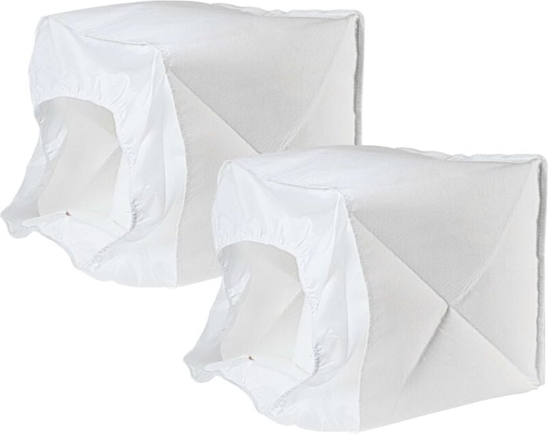 vhbw 2x Membranfilter kompatibel mit Kärcher NT 48/1, NT 351 Eco, NT 351 Profi Staubsauger - Stofffilter-Set Weiß