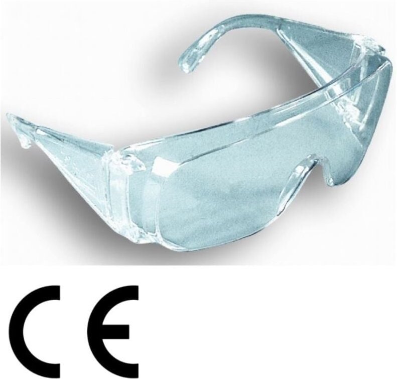 Stellit-Schutzbrille mit neutraler Farbe und kratzfesten Gläsern