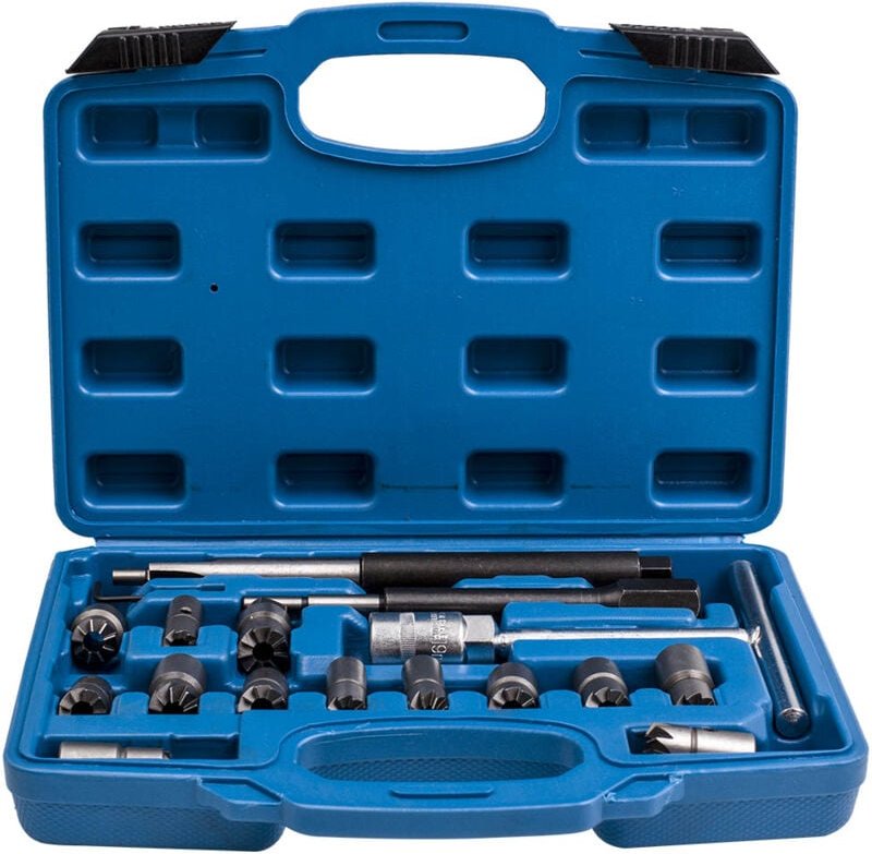 Injektoren Fräser Set 17-tlg. Dichtsitz Werkzeug Injektor Satz