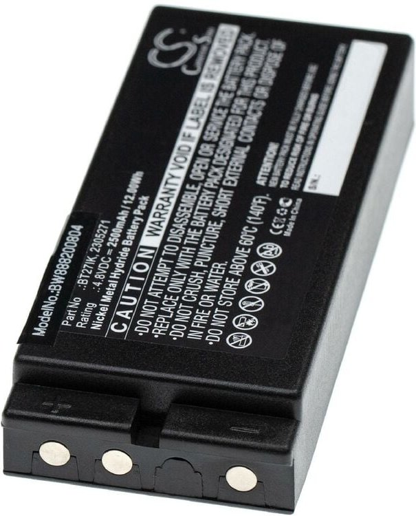 Vhbw - Akku kompatibel mit Danfoss IK3, IK4, T70/4, T70/8, T70/3 Industrie-Funkfernsteuerung Fernbedienung (2500 mAh, 4,...