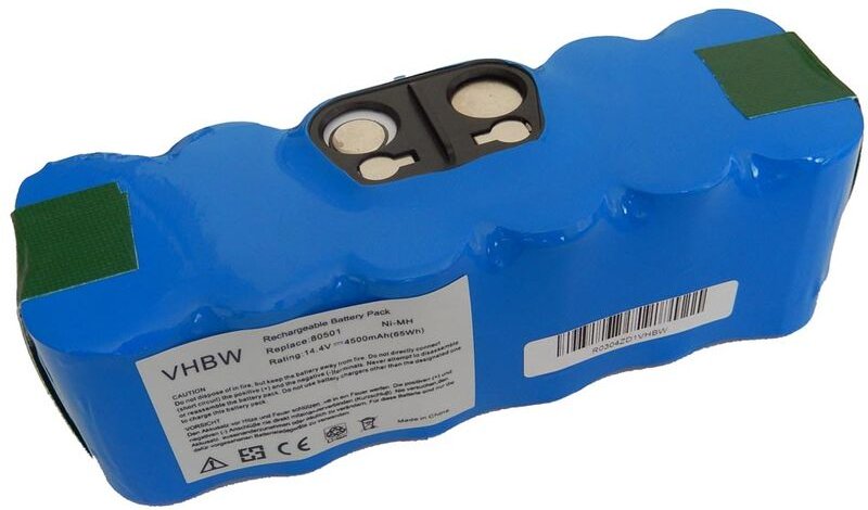 vhbw 1x Akku kompatibel mit iRobot Roomba 500, 510, 520, 530 Home Cleaner Heimroboter (4500 mAh, 14,4 V, NiMH)