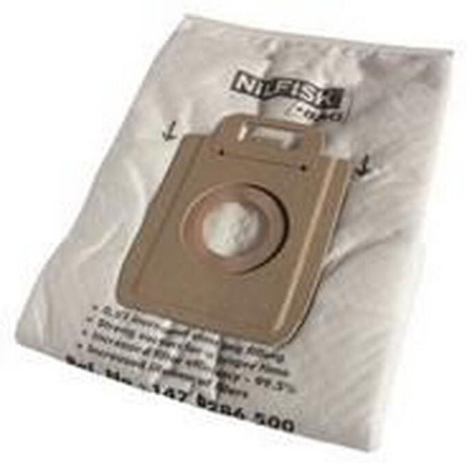 Ersatzteil - 4 Hygiene-Taschen + Pre-Filter extreme/king Original - Nilfisk progress, moulinex