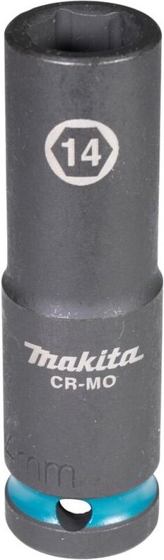 E-16455 Steckschlüssel 1/2" SW14 Impact Black lang - Makita