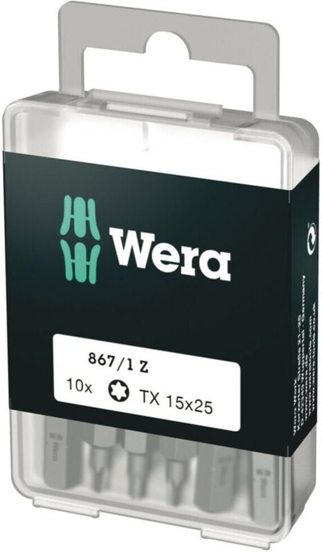 TORX-Bits DIY-Box, tx 15x25 mm - 05072407001 - Wera