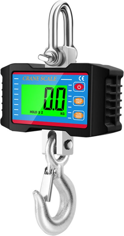 Bilancia digitale a sospensione, bilancia industriale con gru da 1000 kg, robusta, ideale per cantieri edili, mercati tu...