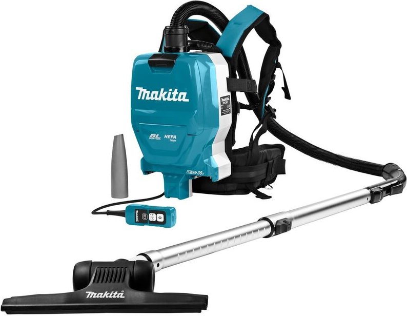 Makita - 18V Akku-Rucksackstaubsauger, Volumen 2 l, ohne Akku und Ladegerät DVC261ZX11