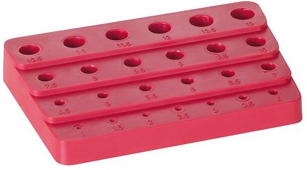 Kunststoffständer leer um 0,5 steigend 1-13mm fortis