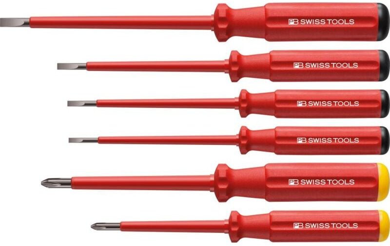 Pb Swiss Tools - Schraubendreher-Satz vde 6-teilig Schlitz/PH im Karton Classic