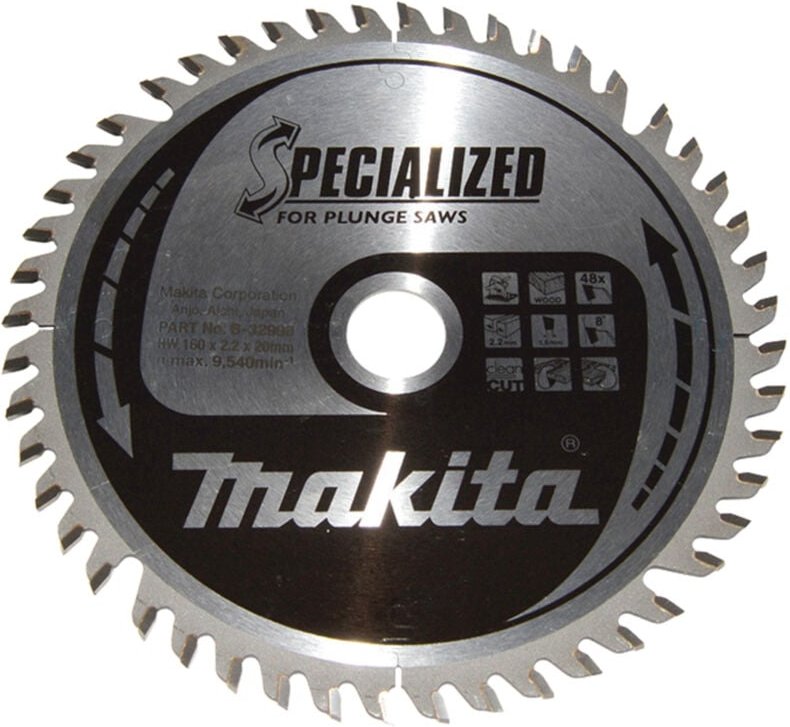 Sägeblatt specialized 160x20x48Z - Makita