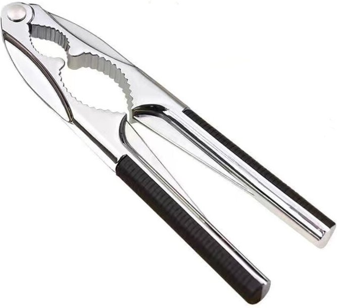 Sollbry - Nussknacker, Nussknacker aus Metall mit rutschfestem Griff, Nussknacker, Walnussknacker, Nuss- und Haselnusskn...