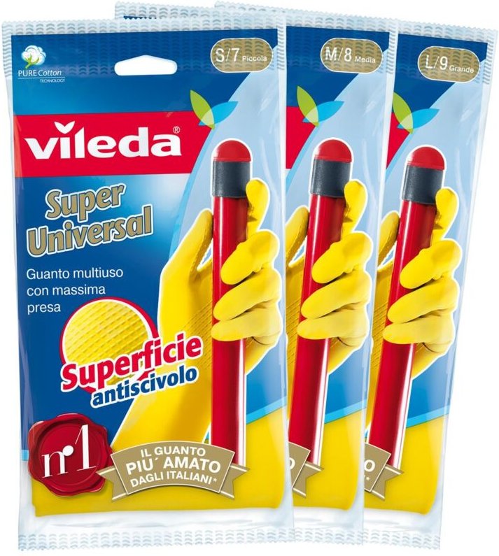 Thumbnail - Haushaltshandschuhe Der Griffige Größe l Reinigungshandschuhe - Vileda