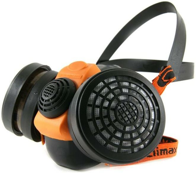 Profi Atemschutz Halbmaske mit Filtern P3, Climax 756