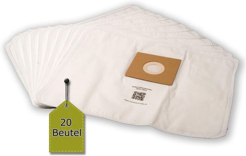 Thumbnail - 20 Staubsaugerbeutel passend für ecg vp 3144 s + 2 Mikro-Filter