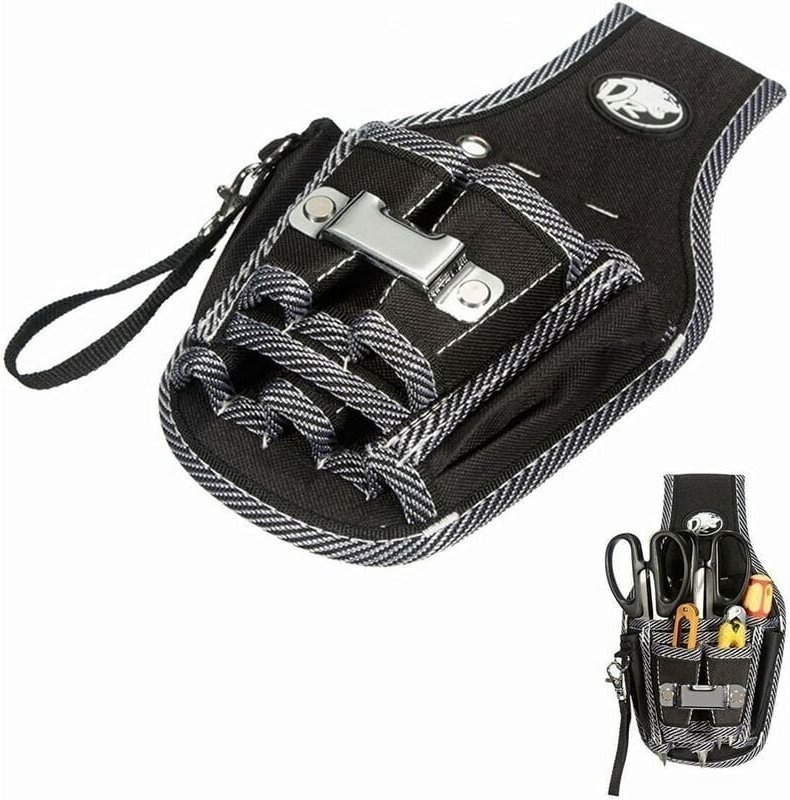 Thumbnail - 9-in-1-Werkzeugtasche, Gürteltasche, Elektriker-Werkzeughalter, multifunktionale Gürteltasche, Schraubendreher-Set-Halte...