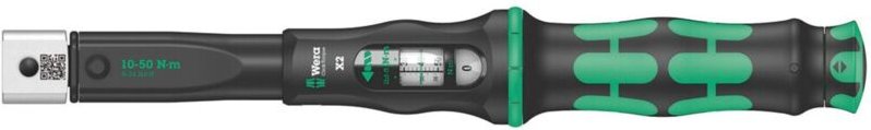 Click-Torque x 2 Drehmomentschlüssel für Einsteckwerkzeuge, 10-50 Nm - 05075652001 - Wera