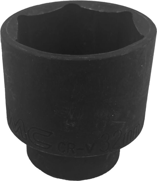 Steckschlüsseleinsatz 32mm 1/2"" 6-kant kurz Cr-V