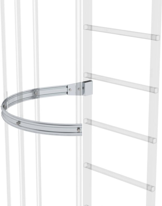 Munk - Günzburger Steigtechnik Rückenschutzbügel seitlicher Ausstieg Aluminium blank - 062237