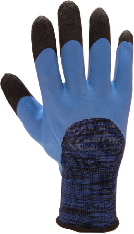 Schutzhandschuhe, Latex-Schaum Super Tech Blau Fix Grösse 10 - 12 Paar - Rek Top1 10