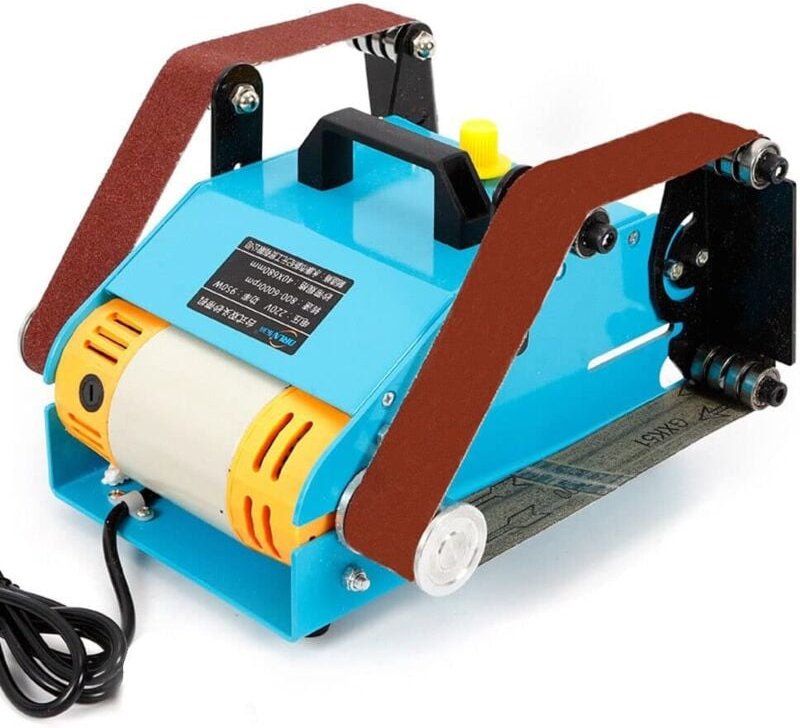 Gojoy - Bandschleifer Polierer Elektrische Bandschleifmaschine Schleifen Polieren Mahlen Maschine 950W