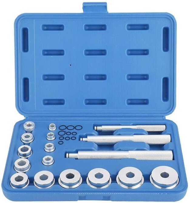 Aougo - 17-teiliger Radlager-Werkzeugsatz, Druckelement-Lager-Abzieher für Montage und Überholung