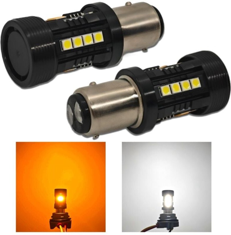 Stück P21/5W LED-Lampe 1157 12V kein Fehler, zwei Farben