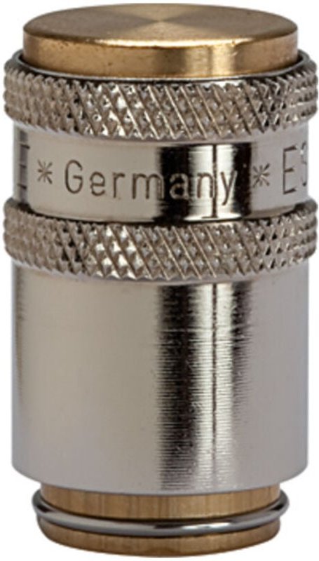 Verschlusskupplung dn 6, Messing 2.0401, Länge 30,0 mm - Riegler