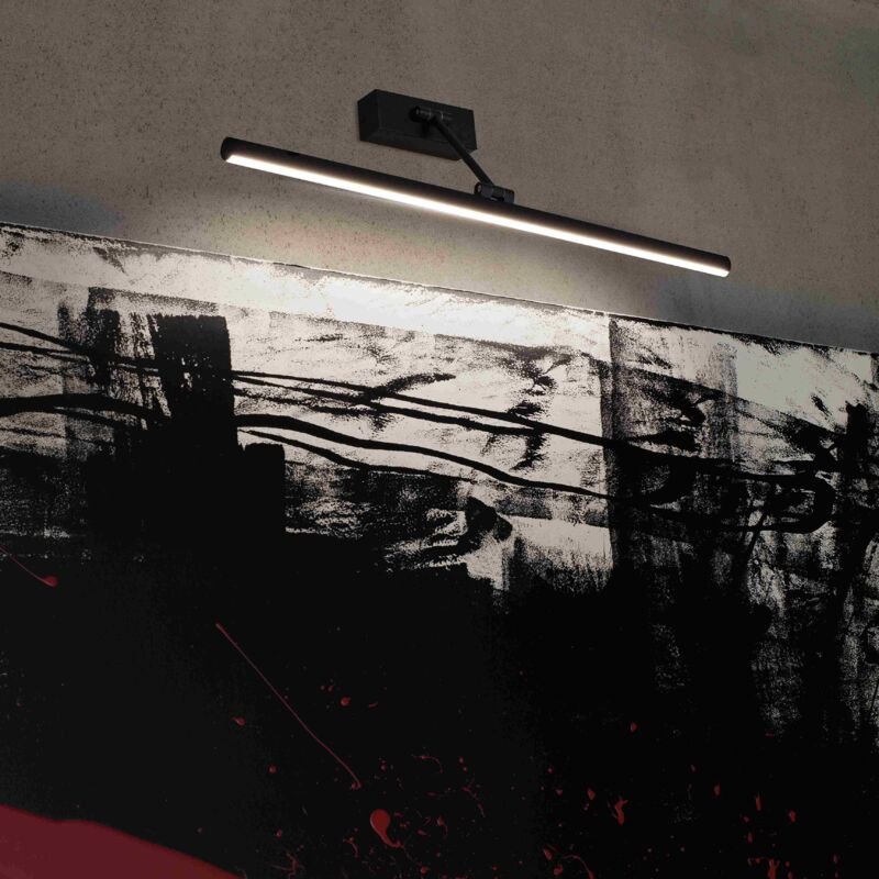 MAGRITTE-3 led Bilderleuchte schwarz 12W 61088