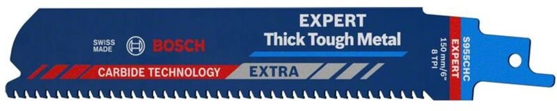 Expert 'Thick Tough Metal' s 955 chc Säbelsägeblatt, 10 Stück - Bosch