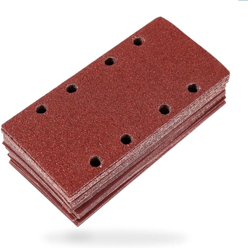 Schleifblätter Schleifpapier 93 x 185 mm. Packung mit 35 Blatt P40/60/80/120/240 zum Schleifen von Holz, Metallen, Farbe