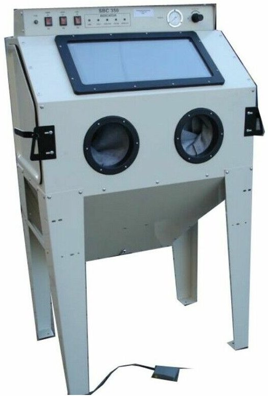 Sandstrahlgerät sbc 350 mit Absaugung Sandstrahlkabine Sandstrahlanlage Kabine