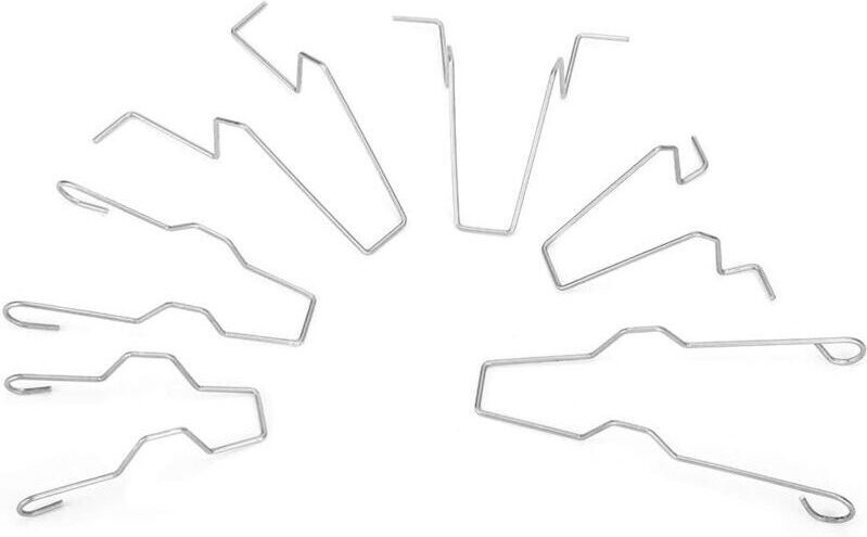 KZQ Set mit 4 verstellbaren Bodenführungen für Schiebetüren – kratzfeste Rollen mit Kugellagern – für Türstärken von 30–...