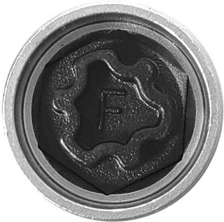 Gilt für Audi 806/F 17mm Diebstahlschutz-Schraubhülse