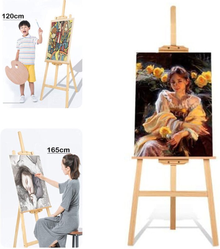 Künstler Staffelei-Kiefernholzboden Studio Staffelei und professionelle hölzerne 150CM