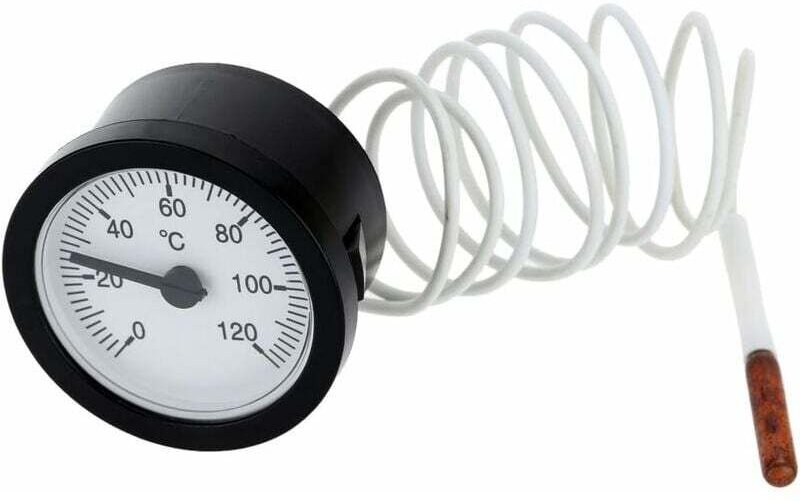 Kapillarthermometer mit 1 m Sensor, 0-120°C, zur Messung von flüssigem Wasser