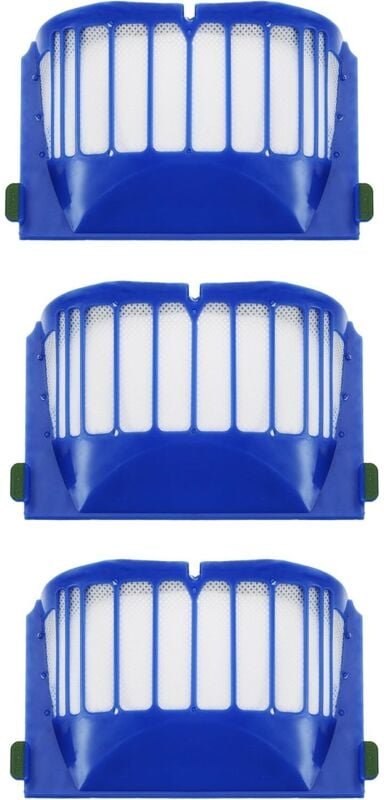 3er-Pack HEPA-Filter-Kit für Staubsauger der iRobot Roomba 500- und 600-Serie (550, 560, 650, 620)